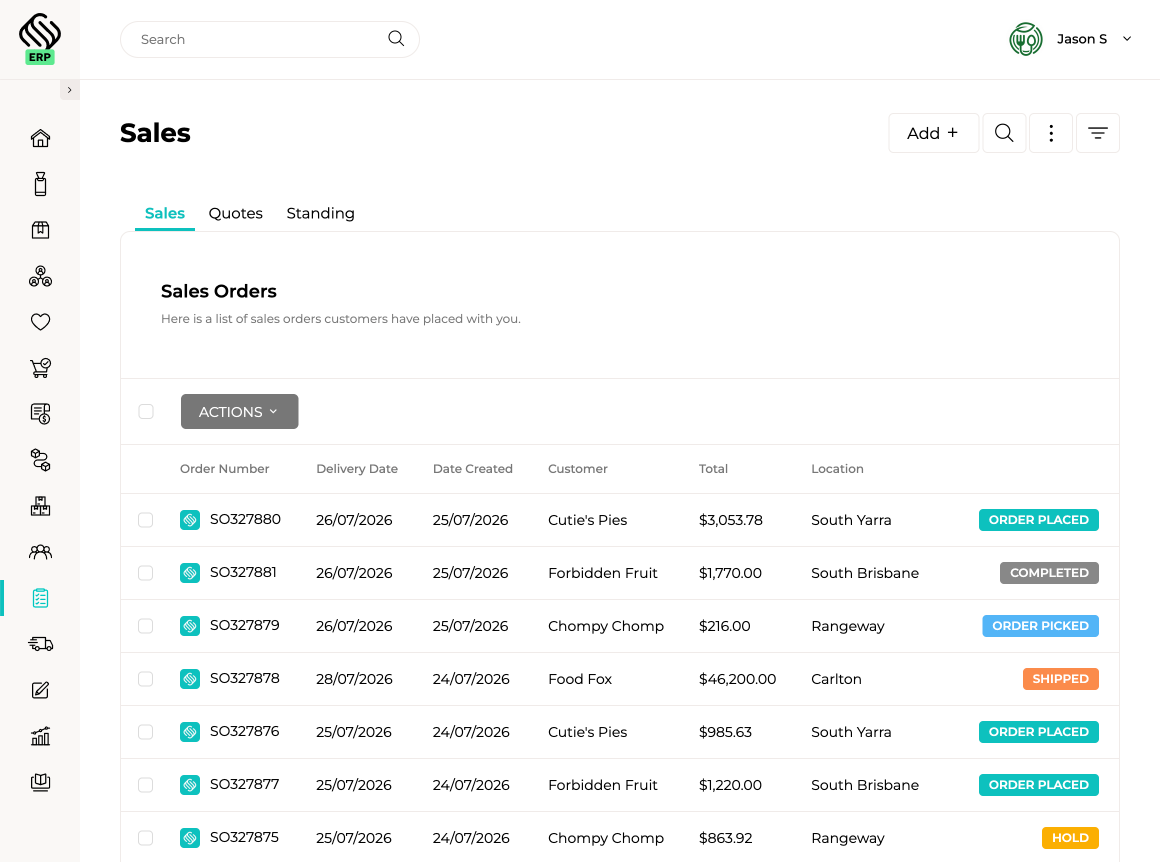 OMS & order management software built for food manufacturers